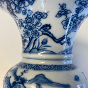 Un 'zhadou' en porcelaine de Chine en bleu et blanc, Kangxi — photo 11