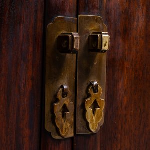 Une armoire à déux portes en bois de hongmu, Chine, République — photo 12