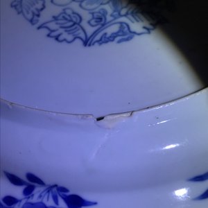 Une assiette en porcelaine de Chine bleu et blanc, Kangxi — photo 6