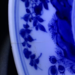 Une assiette en porcelaine de Chine bleu et blanc, marque de Chenghua, Kangxi/Yongzheng — photo 4