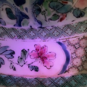 Une assiette en porcelaine de Chine coquille d'oeuf au dos rouge rubis, Yongzheng — photo 7
