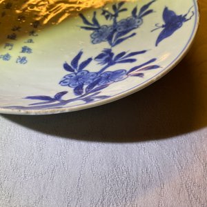 Une assiette en porcelaine de Chine en bleu et blanc de type ko-sometsuke pour le marché japonais, Tianqi — photo 5