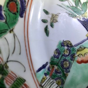 Une assiette en porcelaine de Chine famille verte, Kangxi — photo 7