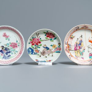 Une belle collection en porcelaine de Chine bleu et blanc et famille rose, Kangxi/Qianlong — photo 2