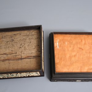 Une boîte à plusieurs compartiments en bois incrusté de nacre et os, Chine, 19ème — photo 10