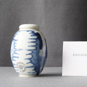 Une boîte à thé couverte en porcelaine de Chine en bleu et blanc, Kangxi — photo 8