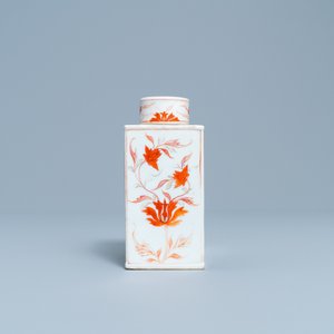 Une boîte à thé en porcelaine de Chine famille verte aux armes d'Ataide pour le marché portugais, Kangxi — photo 3