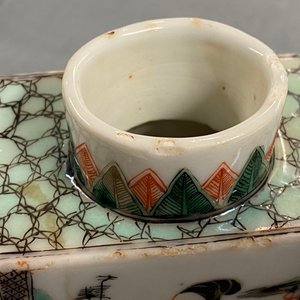 Une boîte à thé en porcelaine de Chine famille verte, Kangxi — photo 12