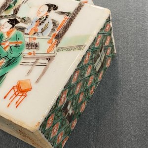 Une boîte à thé en porcelaine de Chine famille verte, Kangxi — photo 15
