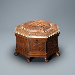 Une boîte couverte en bois de camphre, Inde, 19ème — photo 1