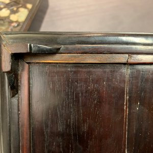 Une boîte couverte en bois incrusté de pierre à savon, Chine, 19/20ème — photo 26