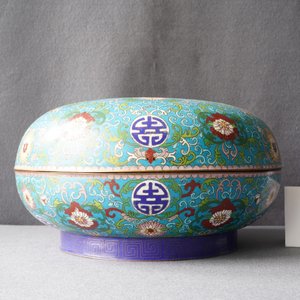 Une boîte couverte en émaux cloisonnés, Chine, 19ème — photo 10