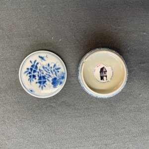 Une boîte couverte en porcelaine de Chine à sujet érotique, Kangxi — photo 18