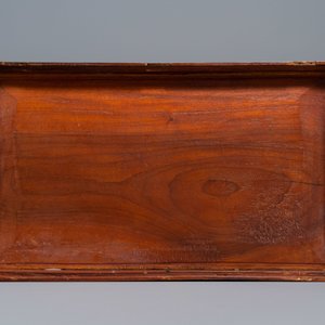 Une boîte sur socle en bois sculpté, Chine, 19/20ème — photo 7