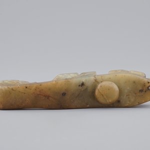 Une boucle de ceinture en jade sculpté, Chine, 20ème — photo 6