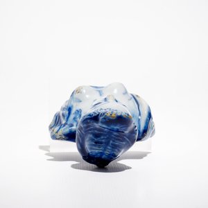 Une buste de femme en faïence de Delft bleu et blanc, 18ème — photo 7