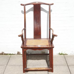 Une chaise en bois d'orme du type ""official's hat", Chine, 19ème — photo 11