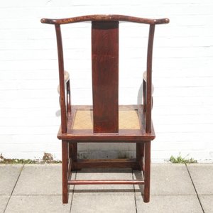 Une chaise en bois d'orme du type ""official's hat", Chine, 19ème — photo 13