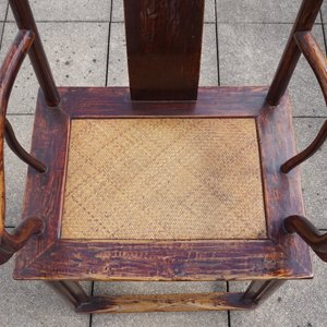 Une chaise en bois d'orme du type ""official's hat", Chine, 19ème — photo 18