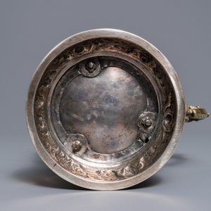 Une chope en argent doré à décor religieux, Nathaniel Pressding II, Danzig, Pologne, 17ème — photo 5