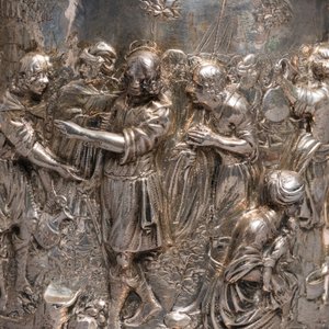 Une chope en argent doré à décor religieux, Nathaniel Pressding II, Danzig, Pologne, 17ème — photo 10