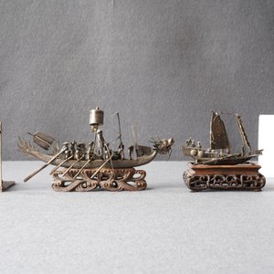 Une collection de miniatures en argent, Chine, 19ème — photo 21