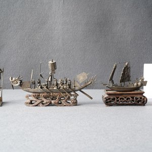 Une collection de miniatures en argent, Chine, 19ème — photo 22