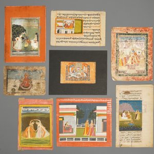 Une collection de miniatures et calligraphies islamiques et persans et un Coran, Iran et Inde, 19/20ème — photo 8