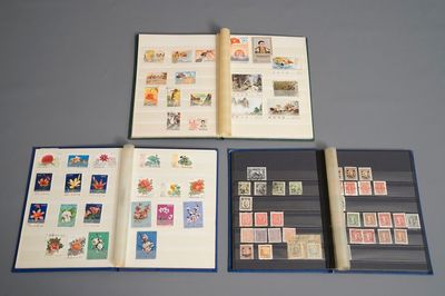 Une collection de timbres chinoises, 19/20ème