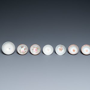 Une collection d'objets à thé en porcelaine de Chine famille rose, Yongzheng/Qianlong — photo 11
