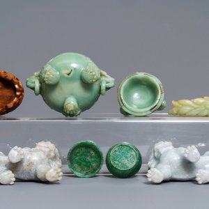 Une collection d'oeuvres en jade et jadeïte sculpté, Chine, 19/20ème — photo 7