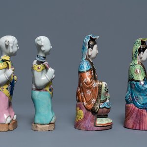Une collection variée de figures en porcelaine de Chine, 18ème et après — photo 16