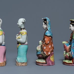 Une collection variée de figures en porcelaine de Chine, 18ème et après — photo 17