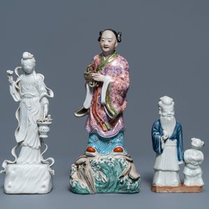 Une collection variée de figures en porcelaine de Chine, 18ème et après — photo 2