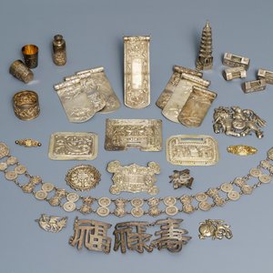 Une collection variée en argent, Chine, 19/20ème — photo 1