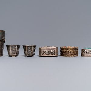 Une collection variée en argent et jade, Chine, 19/20ème — photo 10