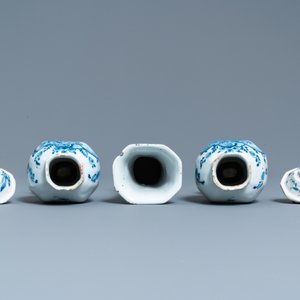 Une collection variée en faïence de Delft en bleu, blanc et polychrome, 18ème — photo 12