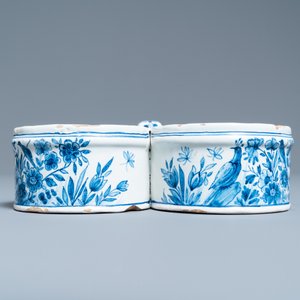 Une collection variée en faïence de Delft en bleu, blanc et polychrome, 18ème — photo 14