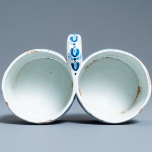 Une collection variée en faïence de Delft en bleu, blanc et polychrome, 18ème — photo 18