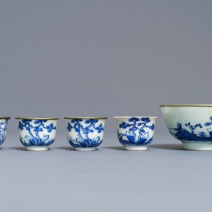 Une collection variée en porcelaine de Chine 'Bleu de Hue' pour le Vietnam, 19ème — photo 5