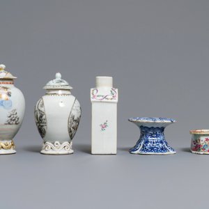 Une collection variée en porcelaine de Chine bleu et blanc et famille rose d'exportation, Kangxi/Qianlong — photo 7