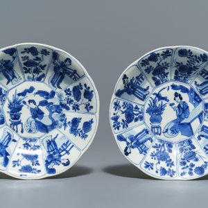 Une collection variée en porcelaine de Chine bleu et blanc, Kangxi — photo 2