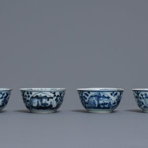 Une collection variée en porcelaine de Chine en bleu et blanc, Ming et Kangxi — photo 25