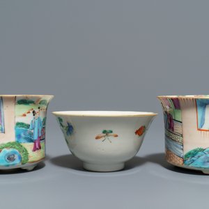 Une collection variée en porcelaine de Chine famille rose, 19/20ème — photo 12