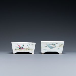 Une collection variée en porcelaine de Chine famille rose et en bleu et blanc, 19/20ème — photo 13