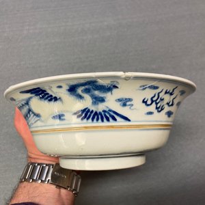 Une collection variée en porcelaine de Chine famille rose et en bleu et blanc, 19/20ème — photo 30