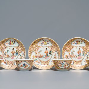 Une collection variée en porcelaine de Chine famille rose et grisaille, Yongzheng/Qianlong — photo 6