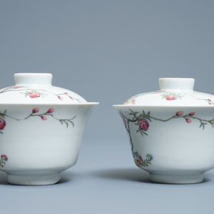 Une collection variée en porcelaine de Chine qianjiang cai et famille rose, 19ème/20ème siècle — photo 18