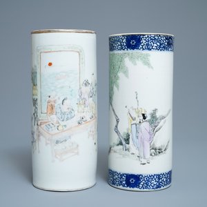 Une collection variée en porcelaine de Chine qianjiang cai et famille rose, 19ème/20ème siècle — photo 2