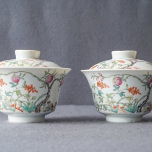 Une collection variée en porcelaine de Chine qianjiang cai et famille rose, 19ème/20ème siècle — photo 28
